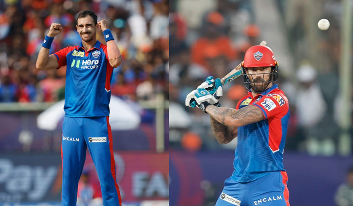 স্টার্ক-ডু প্লেসিস-ম্যাকগার্কে হায়দরাবাদকে হারালো দিল্লি