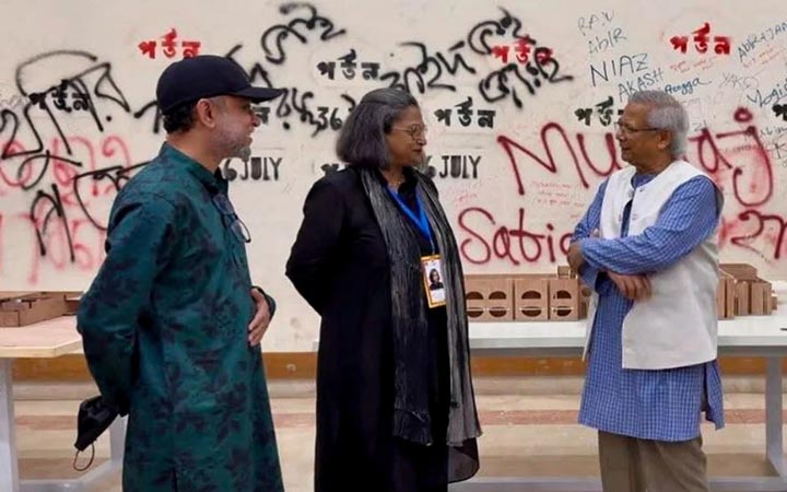 আগা খান অ্যাওয়ার্ড পাওয়ায় মেরিনা তাবাসসুমকে প্রধান উপদেষ্টার অভিনন্দন