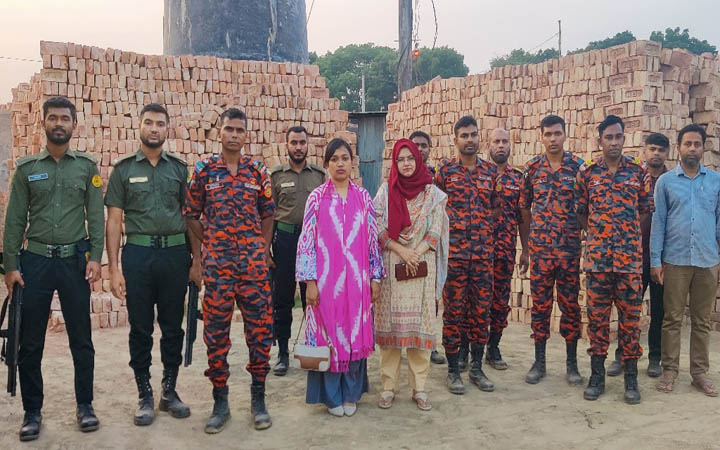 ফরিদপুরে ৩ ইট ভাটার মালিককে তিন লাখ টাকা জরিমানা