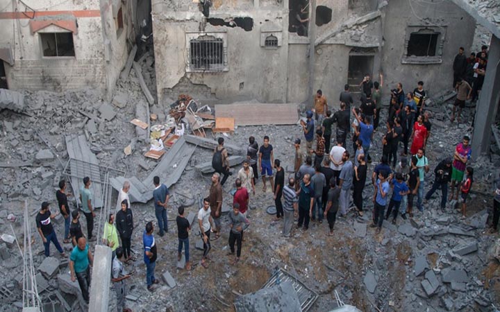 ইসরায়েলি আগ্রাসনে গাজায় নিহত বেড়ে ৩৪৫৬৮