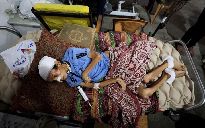 গাজায় অনাহারে একদিনে ১৫ জনের মৃত্যু
