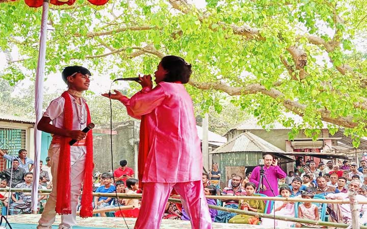 গাজীপুরে মঞ্চস্থ হলো নাটক ‘আপন দুলাল’