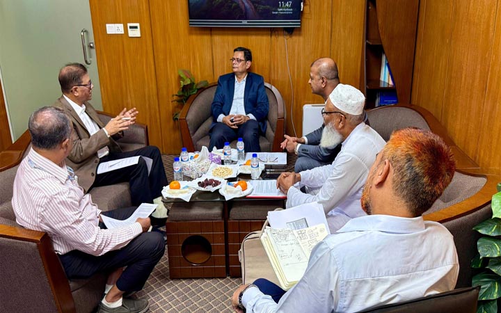 ডাইফের মহাপরিদর্শকের সঙ্গে বিজিএমইএয়ের নেতাদের বৈঠক