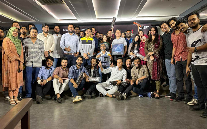 গেমিং স্ট্রিমার্সদের নিয়ে গিগাবাইটের মিটআপ অনুষ্ঠিত