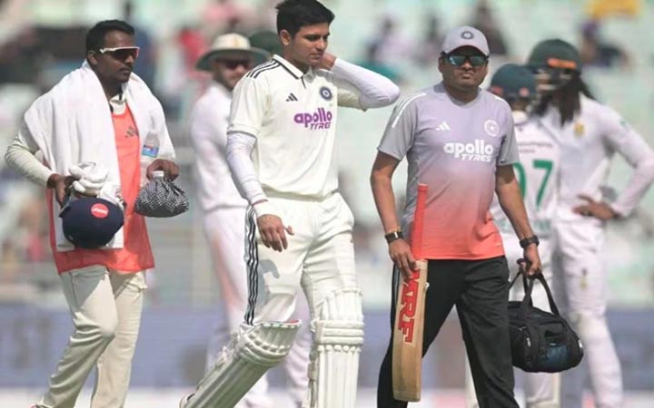 ইডেন টেস্ট থেকে চোটে ছিটকে গেলেন শুভমান গিল