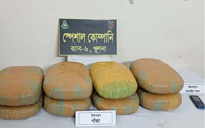 গোপালগঞ্জে ১৬ কেজি গাঁজাসহ মাদক ব্যবসায়ী গ্রেফতার