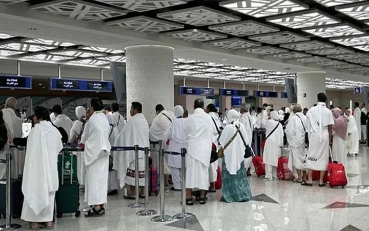 সৌদি পৌঁছেছেন ৩৫৭৬৬ হজযাত্রী, চারজনের মৃত্যু