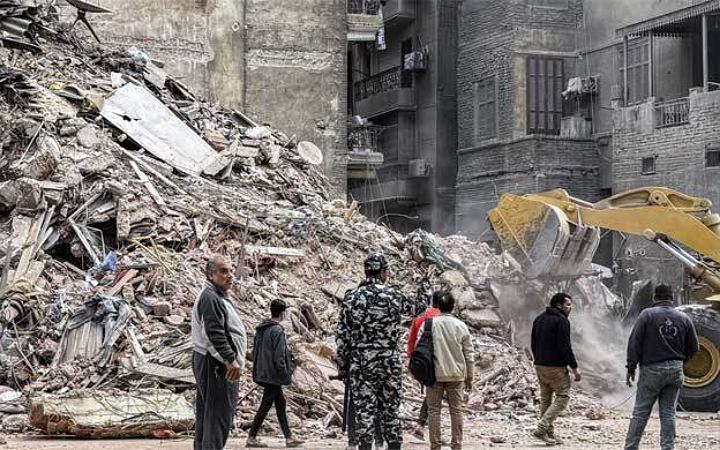 মিশরের রাজধানী কায়রোতে ভবনধসে নিহত ৮