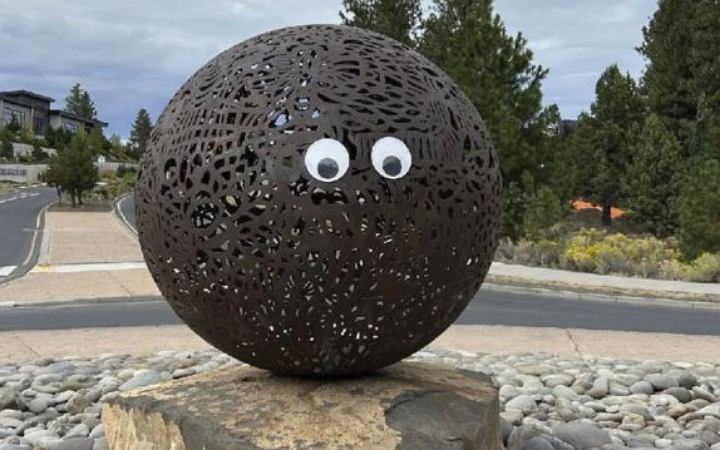 ওরেগনের পাবলিক ভাস্কর্যের গুগলি চোখ ভাইরাল