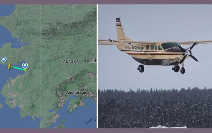 আলাস্কায় ১০ আরোহীসহ উড়োজাহাজ নিখোঁজ