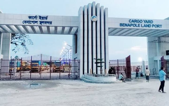 আগামী শনিবার দোল পূর্ণিমা উপলক্ষে বেনাপোল বন্দরে আমদানি-রপ্তানি বন্ধ