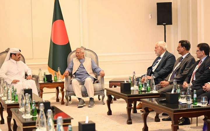 প্রধান উপদেষ্টার সঙ্গে কাতারের জ্বালানি প্রতিমন্ত্রীর সাক্ষাৎ