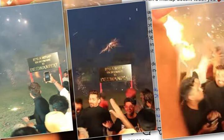 শুটিংয়ের হিলিয়াম গ্যাস ভরা বেলুন ফেটে ভয়াবহ অগ্নিকাণ্ড সেটে