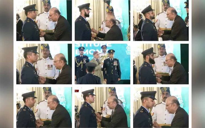 ভারতের যুদ্ধবিমান ধ্বংস করা পাইলটদের সর্বোচ্চ সামরিক পদক দিলো পাকিস্তান