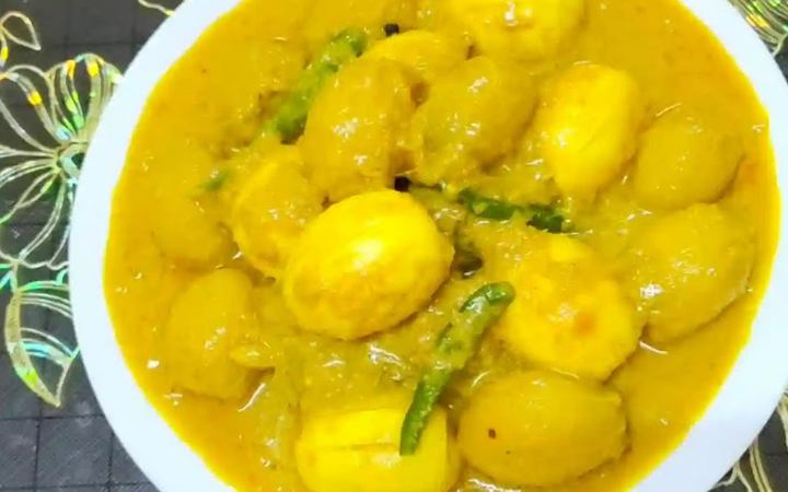 রেসিপি - আমড়া দিয়ে ডিমের কোরমা