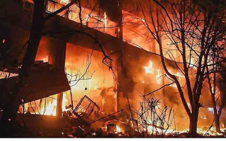 কিয়েভে ক্ষেপণাস্ত্র-ড্রোনের বড় হামলা চালিয়েছে রাশিয়া