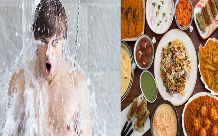জেনে নিন গোসলের আগে নাকি পরে, কখন খাবার খাওয়া ভালো?