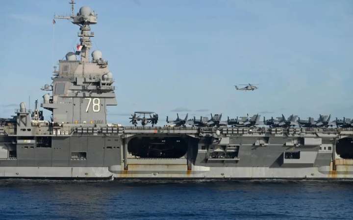 বিশাল দত্তাকার মার্কিন যুদ্ধজাহাজ যাচ্ছে ইরানের পথে