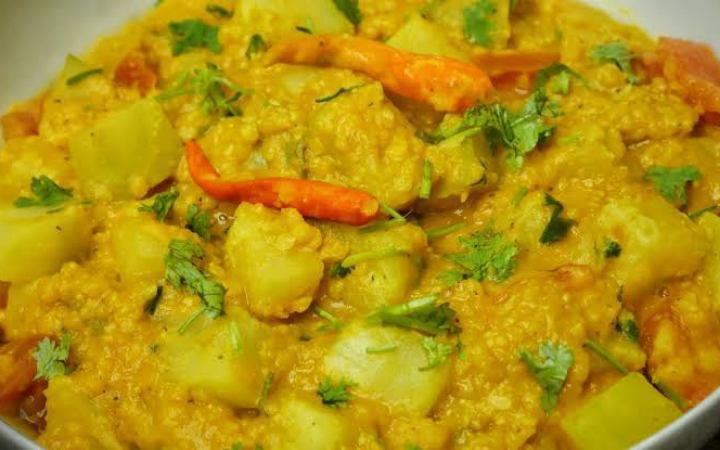 মসুর ডাল দিয়ে চাল কুমড়া রান্নার রেসিপি