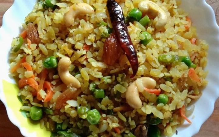 রেসিপি : সবজি চিড়ার পোলাও