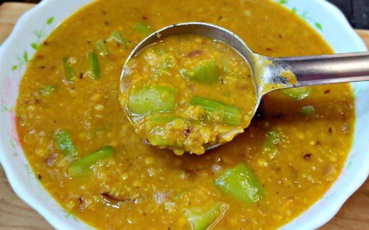 রেসিপি : ঝিঙে দিয়ে মসুর ডাল রান্না