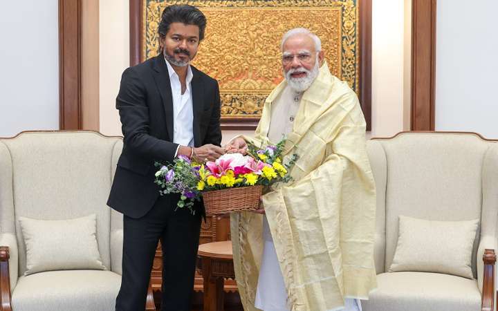 ২০ মিনিটের বৈঠকে থালাপতি বিজয়ের ৩ দাবি মোদির কাছে