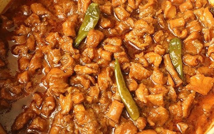 রেসিপি : নারকেল দুধ দিয়ে ভুড়ি ভুনা
