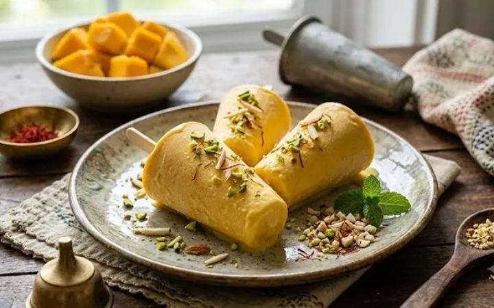 খুব সহজে তৈরি করুন আম-নারকেলের ললি