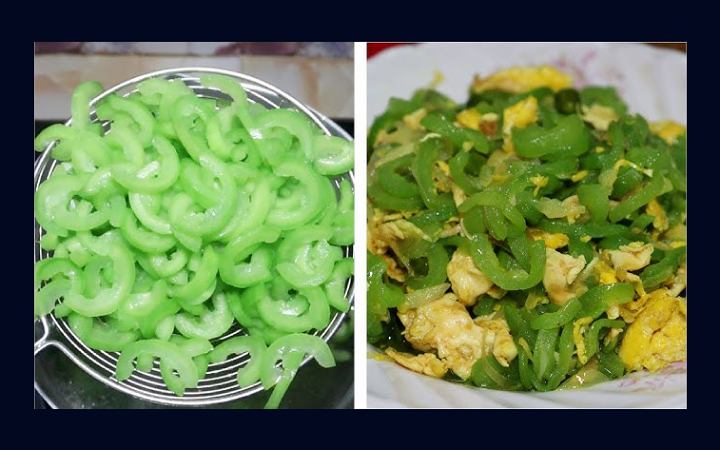 রেসিপি : ডিম দিয়ে চিচিঙ্গা ভাজি
