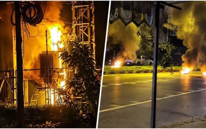 থাইল্যান্ডে একযোগে অর্ধ-শতাধিক স্থানে আগুন হামলা