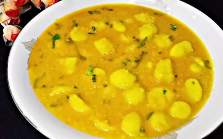রেসিপি : মজাদার কচুর মুখির ডাল