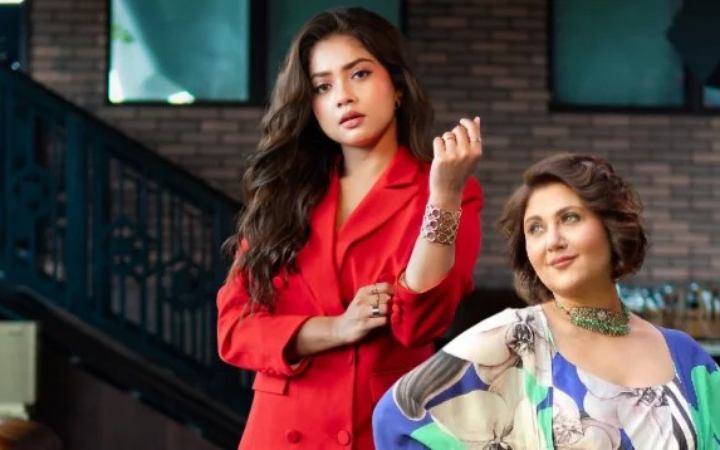 স্বস্তিকাকে নিয়ে আবেগঘন প্রতিক্রিয়া জানিয়েছেন অভিনেত্রী ঐন্দ্রিলা বোস