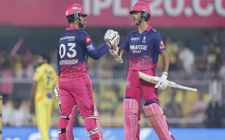 সূর্যবংশীর রেকর্ড, চেন্নাইকে উড়িয়ে দিল রাজস্থান