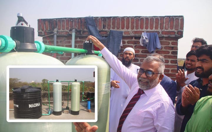 ইবির বঙ্গবন্ধু হলে সুপেয় পানির প্লান্ট উদ্বোধন