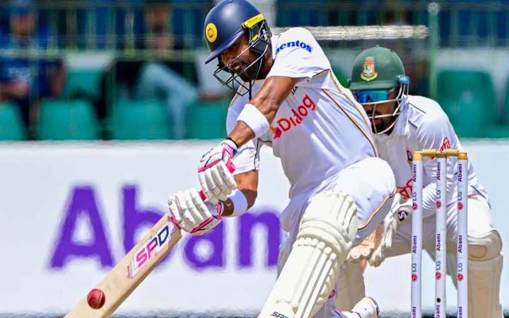 ওয়ানডে মেজাজে রান তুলছে শ্রীলঙ্কা