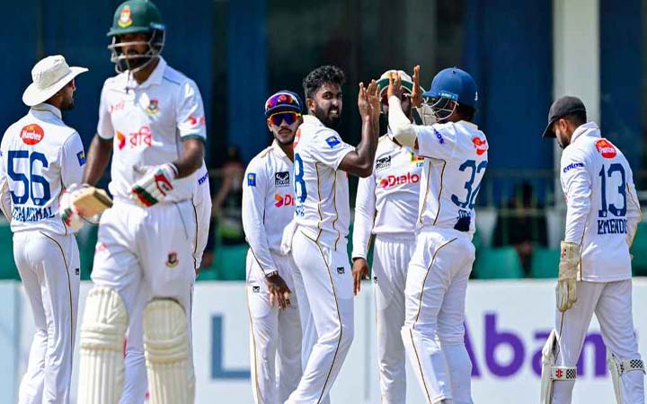 বাংলাদেশকে আড়াইশোর আগেই থামাল শ্রীলঙ্কা