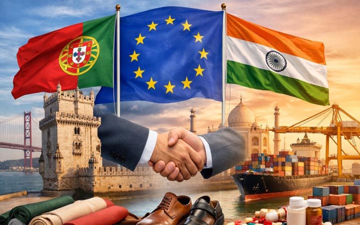 ইইউ চুক্তির পর পর্তুগালে ভারতীয় পণ্যের আগ্রাসনের আশঙ্কা