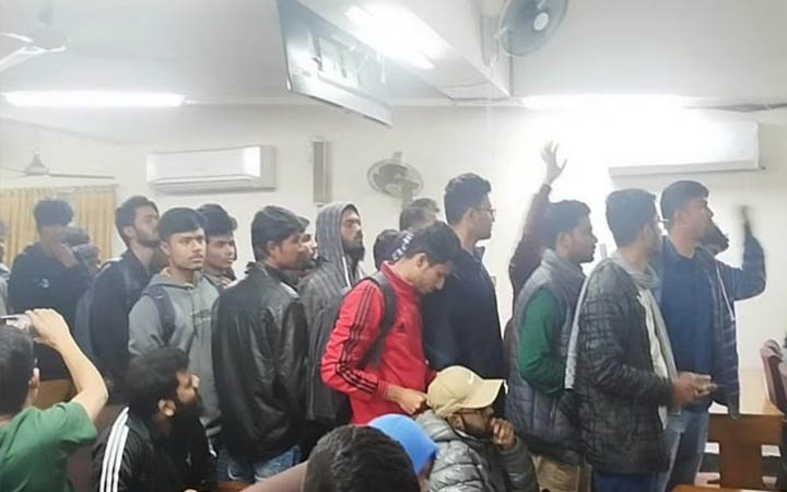 জাকসুর মতবিনিময় সভা বর্জন শাখা ছাত্রদলের