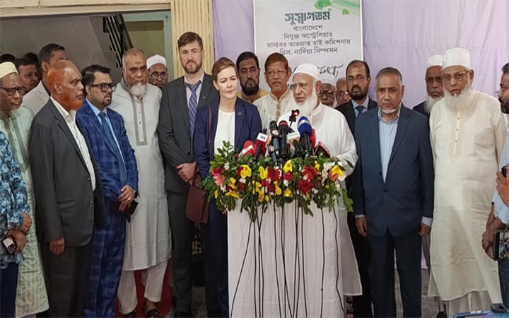 জামায়াত আমিরের সঙ্গে অস্ট্রেলিয়ান হাইকমিশনারের সাক্ষাৎ