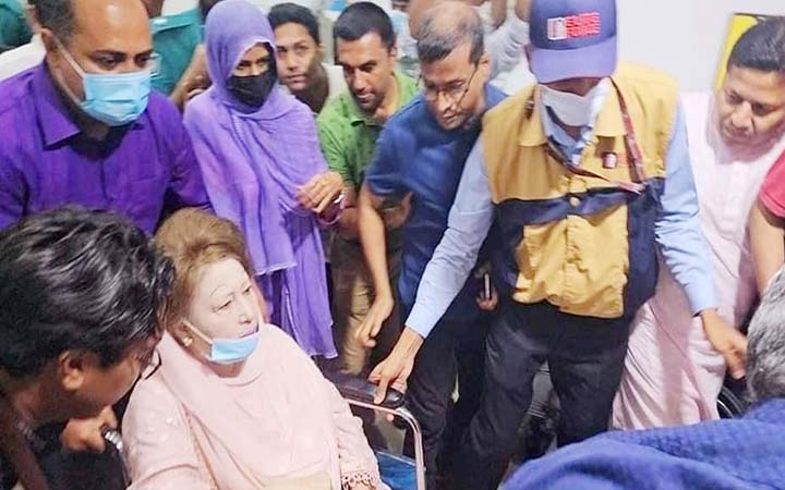 চিকিৎসা শেষে আজ বাসায় ফিরবেন খালেদা জিয়া