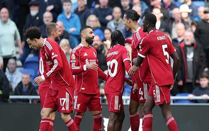 এভারটনের মাঠে লিভারপুলকে জয় এনে দিলেন ফন ডাইক