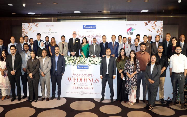 ইন্টারকন্টিনেন্টাল ঢাকায় ‘ইনক্রেডিবল ওয়েডিংস ফেস্টিভ্যাল’ ৩১ জুলাই