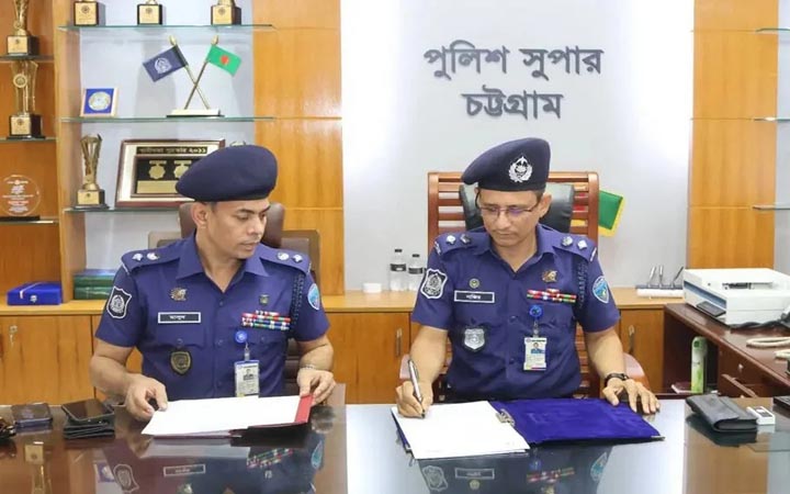 চট্টগ্রামের এসপি হিসেবে যোগ দিলেন মাসুদ আলম
