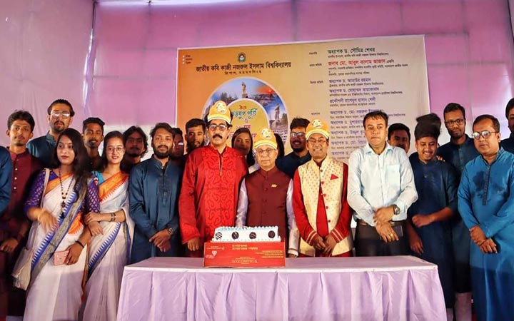 নজরুল বিশ্ববিদ্যালয় প্রেসক্লাবের প্রতিষ্ঠাবার্ষিকী পালিত