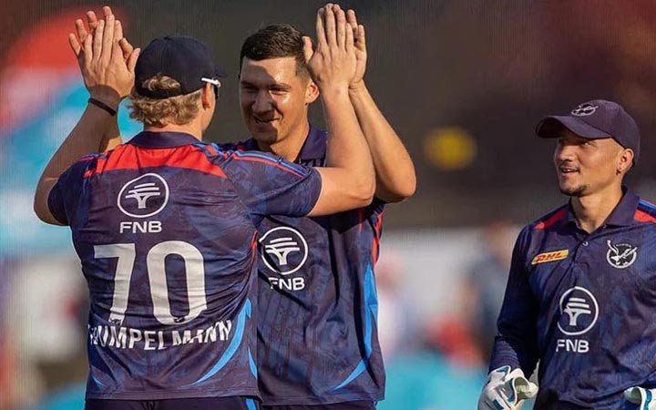 দক্ষিণ আফ্রিকাকে হারিয়ে নামিবিয়ার চমক
