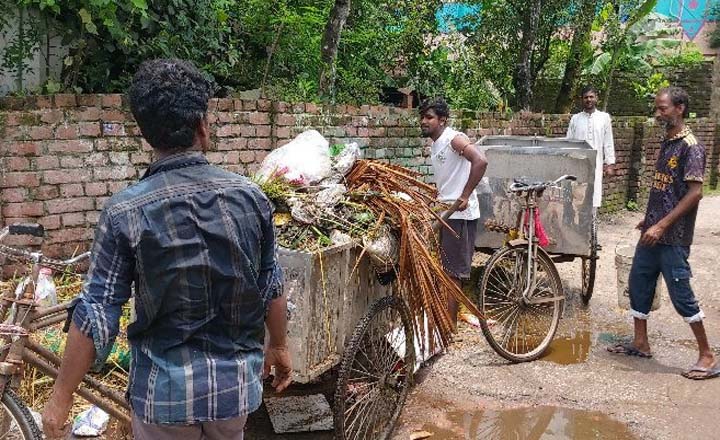 সৈয়দপুর পৌরসভায় কোরবানির বর্জ্য শতভাগ অপসারণ