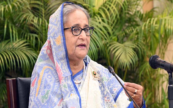 ফিলিস্তিনে ইসরায়েলের আগ্রাসন বন্ধের আহ্বান প্রধানমন্ত্রীর