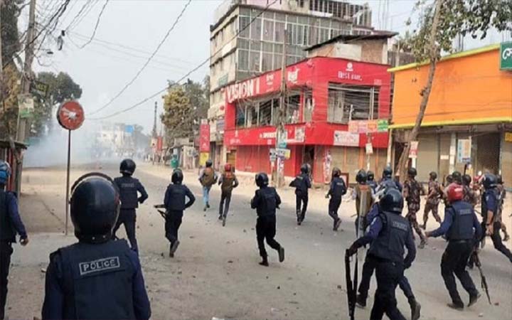 পঞ্চগড়ে সহিংসতায় ৬ মামলা, গ্রেপ্তার ৮১