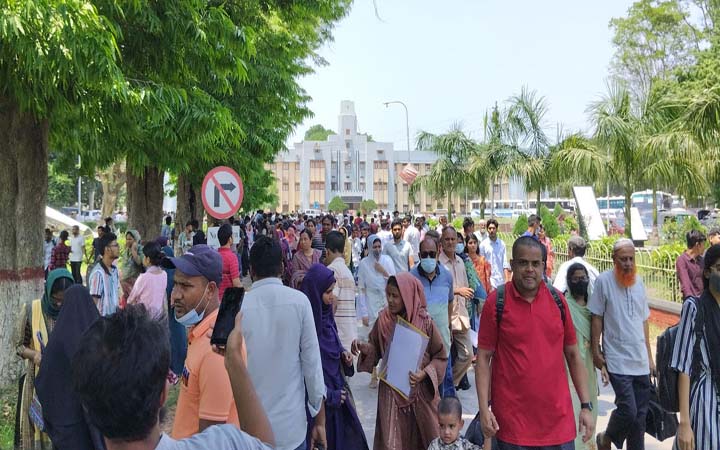 রাবিতে ‘এ’ ইউনিটের ভর্তি পরীক্ষা শুরু