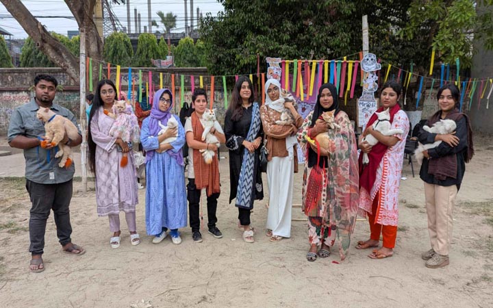 রাজবাড়ীতে ভিন্নধর্মী ‘বিড়াল মেলা’